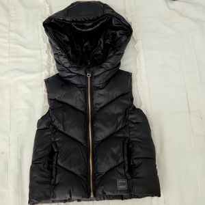 GAP Girls Kids Black Puffer Vest XS